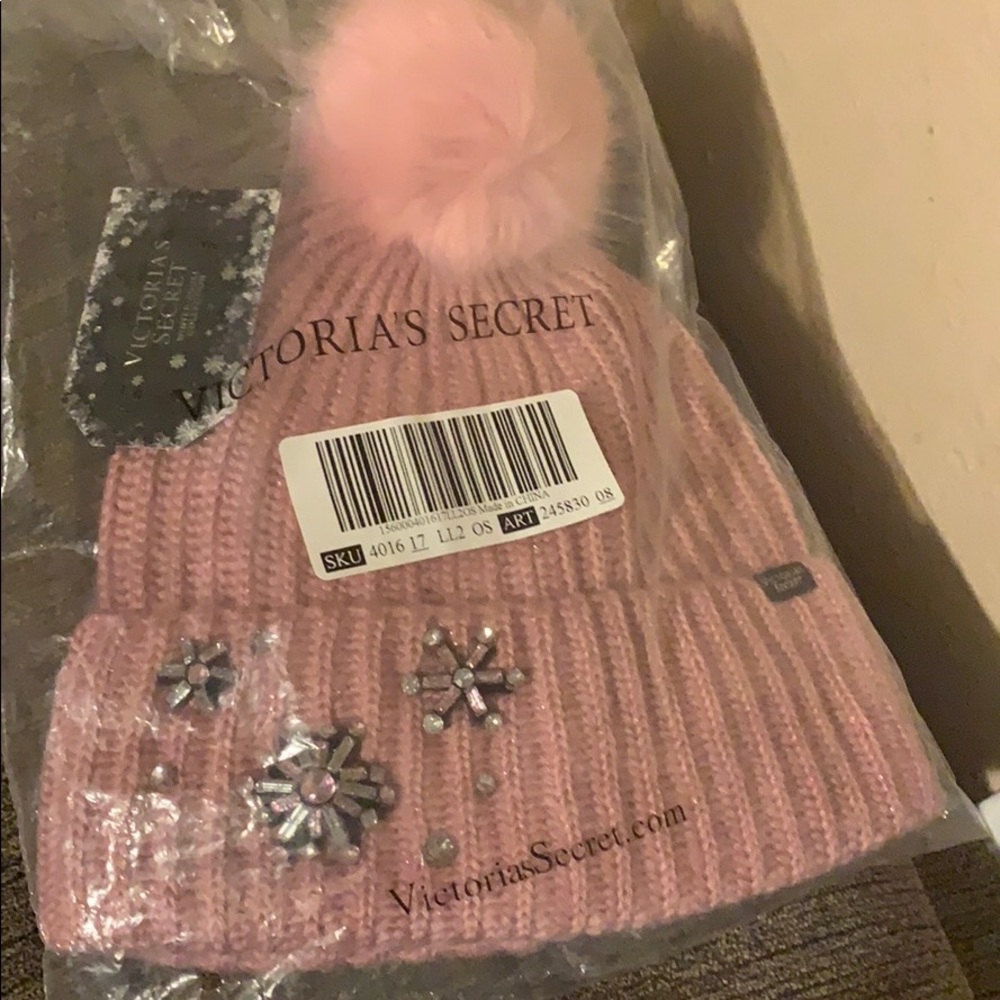 Snowflake sparkle, Pom Pom Hat .
